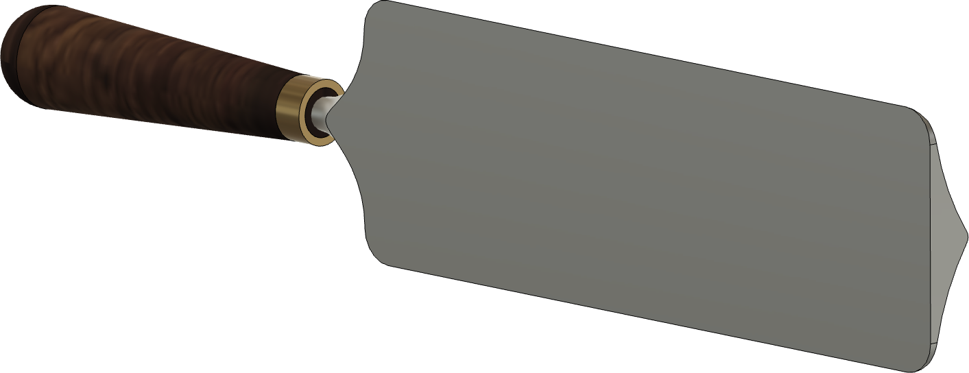 Back Side of the Pruning Knife